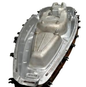 China Customized Silver Rotational Aluminum Mold Kayak Roto Moulding Products factory