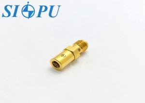 China SMA Male to SSMB Male RF Coaxial Adapter – Brass, Gold Plated (SMA(K)-SSMB(K)) factory