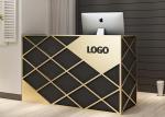 Nordic Style Reception Desk Display Case Custom Logo For Bar / Beauty Salon