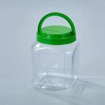 1000ml 2000ml Food Plastic Bottle Containers Packaging 2kgs PET Wide Mouth Jar