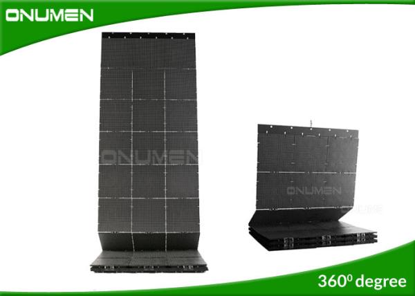 Black Indoor Outdoor Retail Led Display Video Wall , Led Large Screen Display