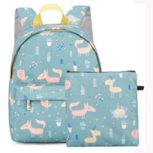 China Kids Lightweight Waterproof School Backpack With Snack Bag factory