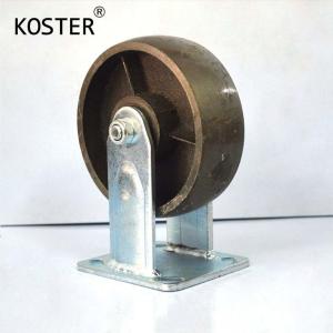 China Maximum Load 650kg 4 5 6 8 Inch Castor Cast Iron Caster Wheel FH00132 factory