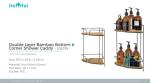 Bathroom Standing Paper Dispenser Toilet Tissue Paper Roll Storage Shelf Toilet