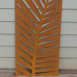 Exterior Decor Custom Made Corten Steel Garden Screens 2.5mm Thick
