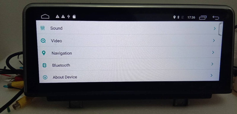 Ouchuangbo car stereo navigation for X6 E71 (2014-2017) support BT MP3 mirror link android 8.1 OS 4+64