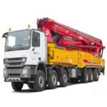 SINOTRUK Chassis 47 Meters 50m Mobile Concrete Pump Truck Cement Boom Pumping