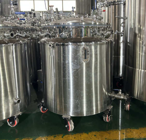 0.02MPa To 0.1MPa Mirror Polishing Softgel Medicine Storage Tanks