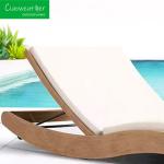 Sun Lounger Hotel Patio Modern Resort Beach Chaise Villa Pool Lounge Chairs