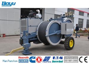 China Tension Stringing Equipment 2x40kN Tension For Overhead Line Machine Diesel 77kw(103hp) factory