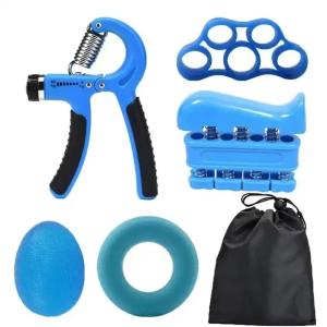 China Hand Finger Strengthener Gym Strength Training Metal Grips Kit Finger Exercise Trainer Tool Resistance Adjustable Hand G factory