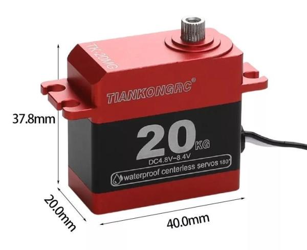 TIANKONGRC TD-9420MG 20KG Waterproof Servo High Torque Motor Digital Servo