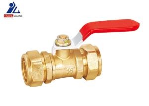China Threaded Connection 15mm Brass Ball Valve Copper HPB 57 factory