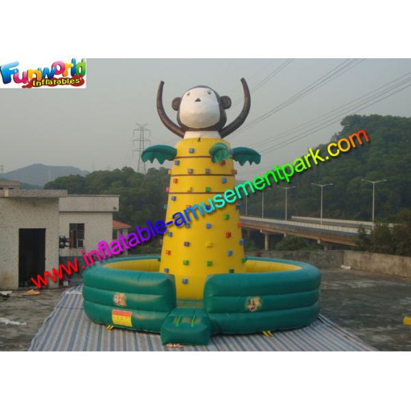 Customized Inflatable Rock Climbing Wall Sport Climbing Games Outdoor