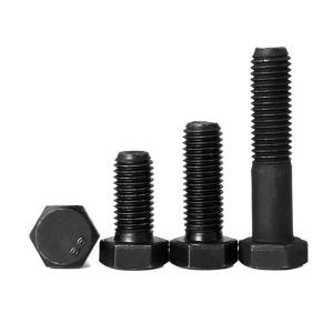 China DIN933 Standard High Strength Steel Full Tooth Outer Hexagon Bolt Hot Dip Galvanized factory