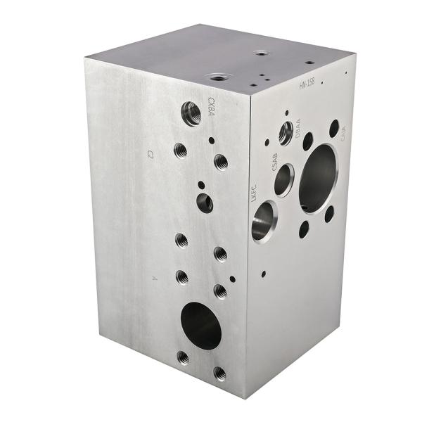 Zinc and Nickel Alloy Custom Hydraulic Manifolds 100% Tested for Heavy Duty