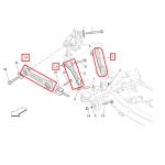 For Maserati Ghibli Quattroporte 2014-2016 10pcs Rear Suspension Control Arm Set
