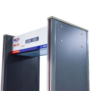 6 detection zone Walkthrough Metal Detector 8 status led display with remote