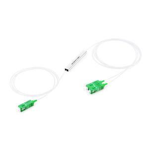 China 1310nm 1550nm Wavelength PLC Fiber Optic Splitter for Network FTTX Customized Length factory