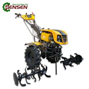 China Yellow Agricultural Power Tiller 10 Hp Diesel Cultivator OEM Design factory