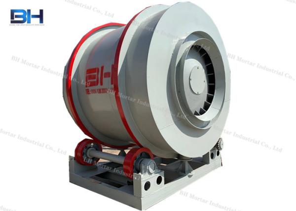 Reliable Three Cylinder Rotary Sand Drying Equipment With Self Insulation