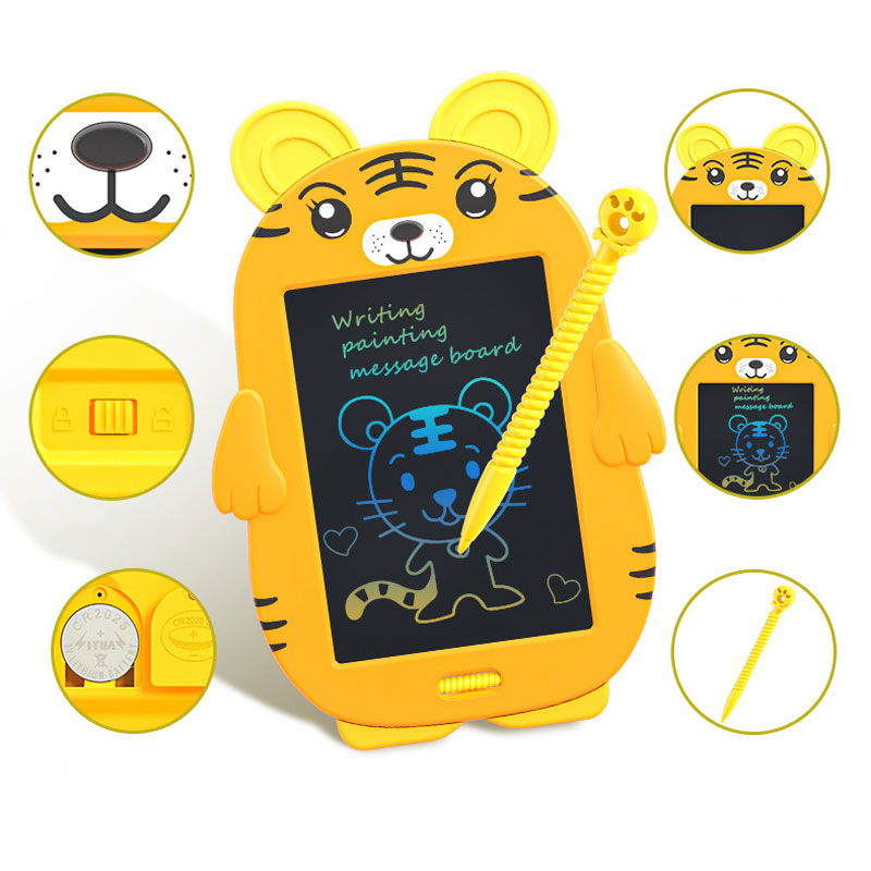 Kids Learning 8.5in LCD Writing Tablet Coloring Doodle Board Pad with Stylus Gift