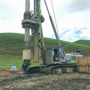 China ISO9001 Rotary Pile Drilling Rig 44 Meter Hydraulic Rotary Drilling ZR160L factory