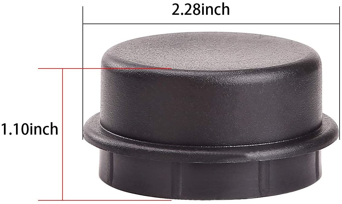 2 PCS Golf Cart Front Hub Dust Cover for Club Car 2003-UP Spindle Plastic Club Car Hub 102353201