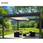 Villa Modern Aluminum Pergola Retractable Garden Waterproof Pergola Covers