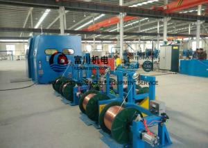 China Silver Jacketed Wire Bunching Machine 18.5Kw With Touch Screen Operation factory