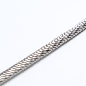 China 1x19 Stainless Steel Wire Rope For Minimal Flexibility And Maximum Strength 1x19 Rigging Wire factory