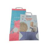 3.6kg 7L Custom Logo Pet cat litter disposal bags White PP Lamination