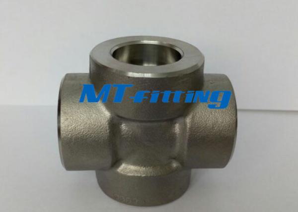 JS B0203 Forged High Pressure Pipe Fittings Welded Cross F321 / 317L Stainless