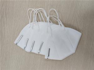 China COVID 19 Protection KN95 Face Mask , Disposable Protective Mask White Color factory