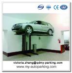 Single Post Parking Lift for Home Garage with Single Cylinder DSPP607, DSPP609