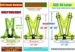 EN ISO 20471 Motorcycle High Visibility Reflective Safety Vest 42*52cm