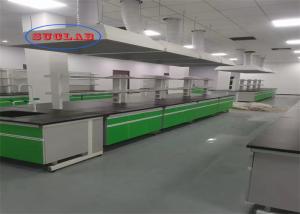 China Chemical Resistant Epoxy Or Phenolic Resin Worktop C Frame Chemistry Lab Workbench Suppliers factory