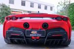 For Ferrari SF90 Dry Carbon Fiber Body Kit SF90 OEM Style Carbon Fiber Front Lip