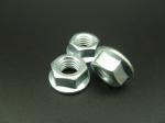 DIN6923 Flange nut DIN EN 1661 ISO 4161 Yellow Zinc Plated M3-m48 Size range