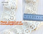 cotton lace, white cotton lace, trimming lace,crocheted lace for diy,garment