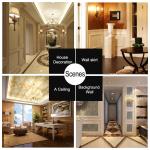 PVC Integrated Wall Panel Eco-friendly Indoor Background Wall