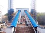 Belt Feeding Modular Concrete Batching Plant Mixer Equipment PLC control