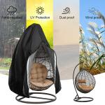 600D Oxford PVC Single Hanging Swing Chair Dust Protector Covers for Outdoor