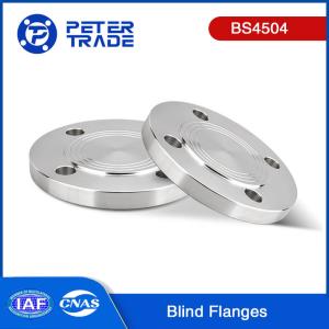 China BS4504 A105 A182 F304/304L F316/316L Carbon Steel/Stainless Steel Blind Flanges PN16 BLRF for Industrial Applications factory