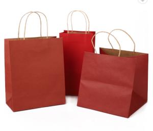 China Biodegradable 16x6x12 Inches Foldable Paper Bag factory