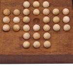 Solitaire 3.1cm Wooden Chess Pieces Board Set Diamond
