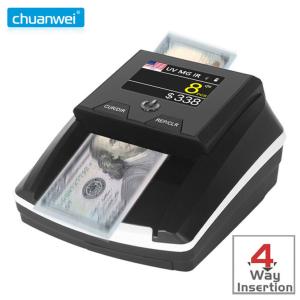 China MG IR Fake Note Detector Counterfeit Money Detector Machine 0.5 Second Bill SKW factory