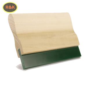 China Wooden Holder Screen Printing Rubber Squeegee Blade For T- Shirt Printing factory