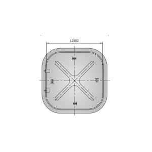 China BV Steel Type D Marine Hatch Cover Push Opening Waterproof factory