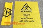 Biohazard Treatment Bags, Sterilized Bags, Disposal Bags, Waste Sacks, Hazardous